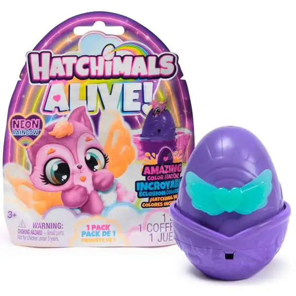 Hatchimals Alive Neon Rainbow Mystery Pack