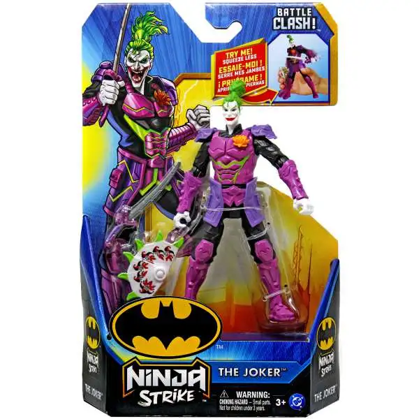 【新品】JOKER D 零 REBELLION (C) DC Ninja Strike Battle Clash The Joker 6 Action Figure Spin Master