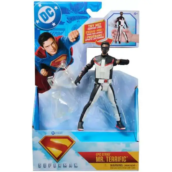 DC Superman Movie Epic Strike Mr. Terrific Action Figure