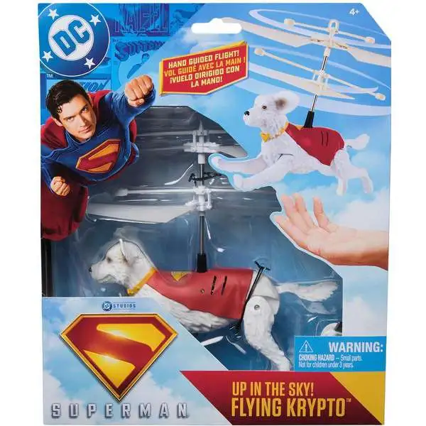 DC Superman Movie Up in The Sky! Flying Krypto 7.5-Inch R/C Vehicle