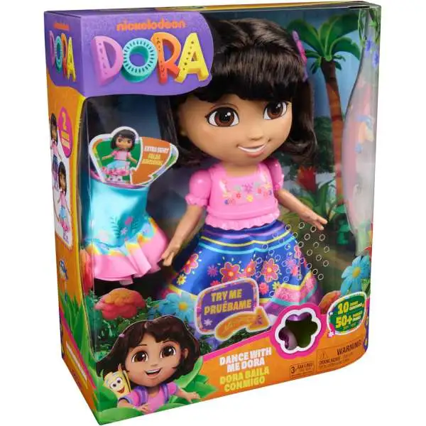 Dora the Explorer Dance with Me Dora 13-Inch Interactive Dancing Doll