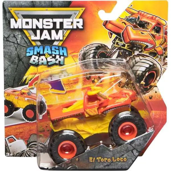 Monster Jam Smash & Bash El Toro Loco Diecast Car