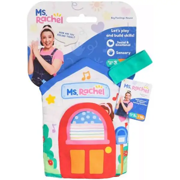 Ms. Rachel Big Feelings House Sensory Take A Long Toy