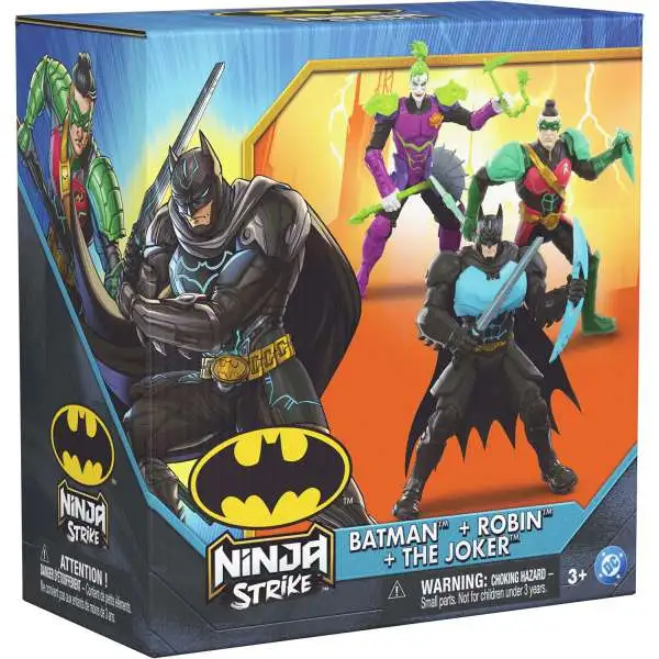 DC Ninja Strike Batman, Robin & The Joker Action Figure