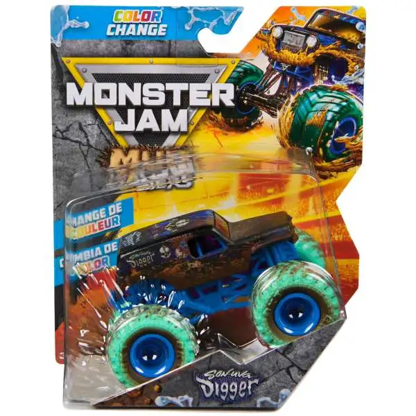 Monster Jam Color Change Mud Blasters Series 2 Son-Uva Digger Diecast Car