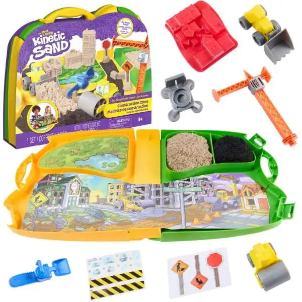 Kinetic Sand Construction Zone Playset