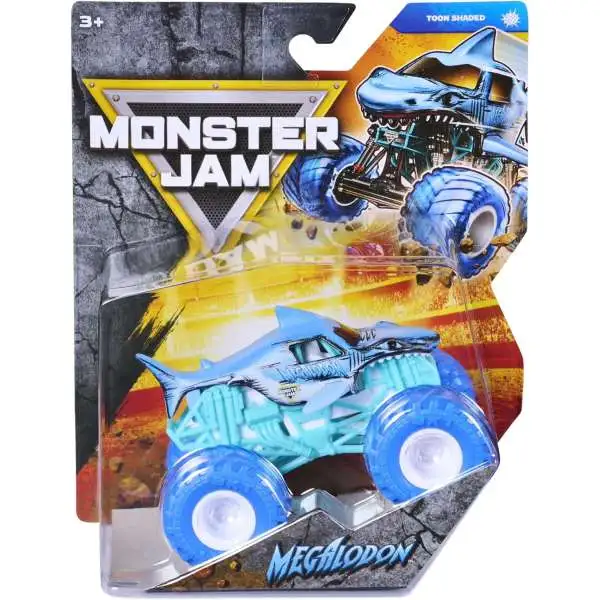 Monster Jam Toon Shaded Series 46 Megalodon Diecast Car