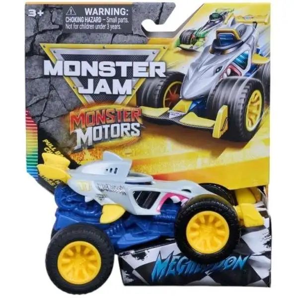 Monster Jam Monster Motors Megalodon Pull-Back Vehicle