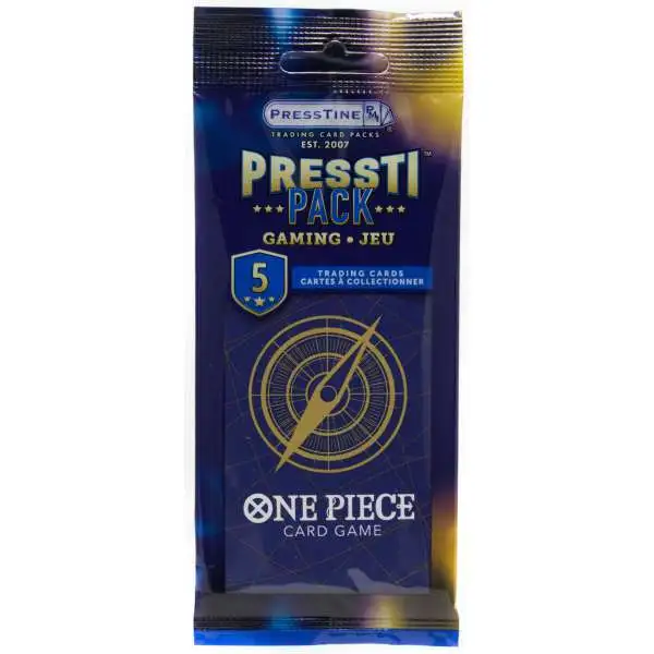 One Piece Trading Card Game Gaming Pressti Pack Trading Card Pack [5 Cards]