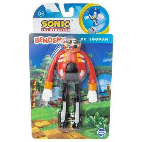 Sonic The Hedgehog Bend-Ems Dr. Eggman 5-Inch Bendable Figure
