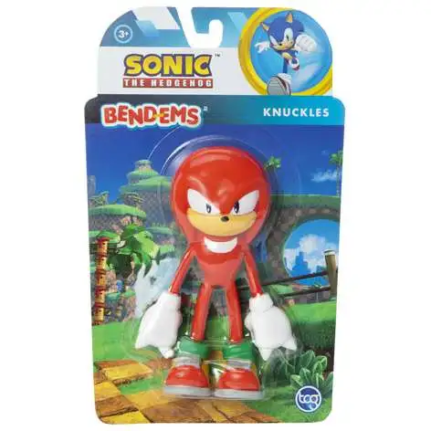 Sonic The Hedgehog Bend-Ems Knuckles 5-Inch Bendable Figure