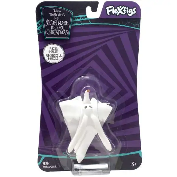 Disney The Nightmare Before Christmas Flexfigs Zero Bendable Figure