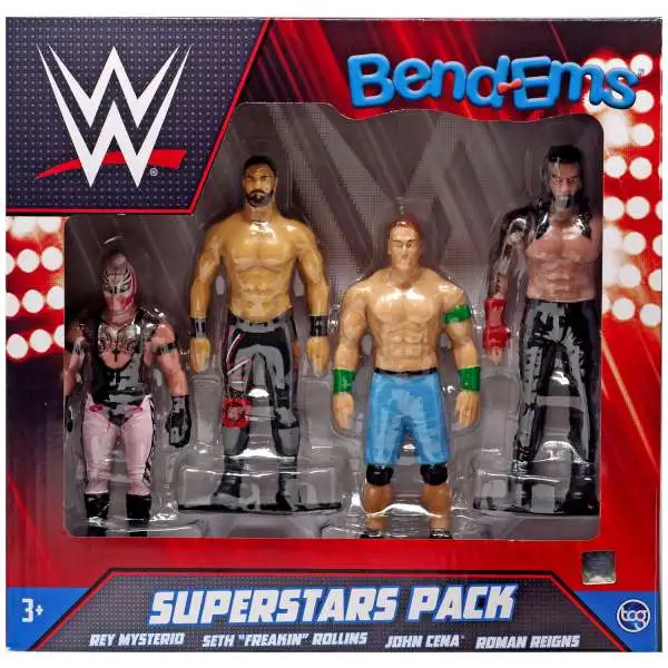 WWE Wrestling Flexfigs Stone Cold Steve Austin, Undertaker