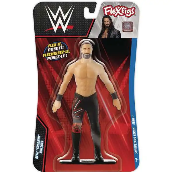 WWE Wrestling Flexfigs Superstars Series 1 Seth Rollins 5-Inch Bendable Figure (Pre-Order ships September)