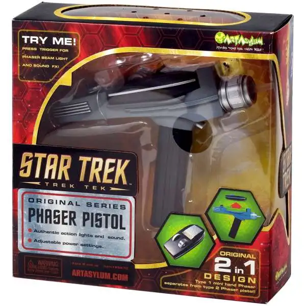 Star Trek The Original Series Trek Tek Phaser Roleplay Toy