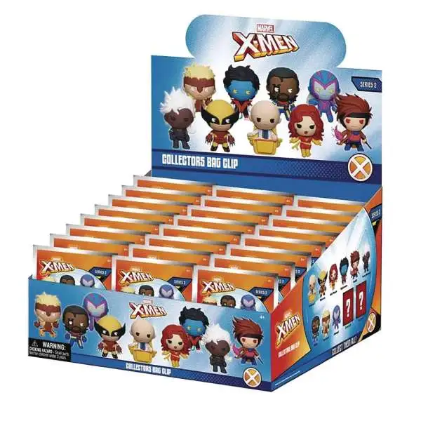 Marvel 3D Figural Keyring X-Men Classic Series 2 Mystery Box [24 Packs]