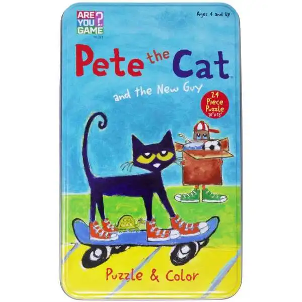 Pete the Cat and the New Guy Puzzle & Color