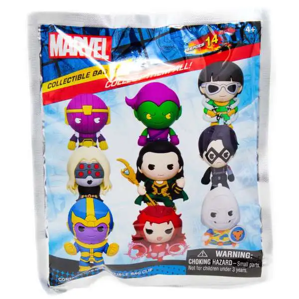 3D Figural Keyring Marvel Villains Series 1 Mystery Pack [1 RANDOM Figure]