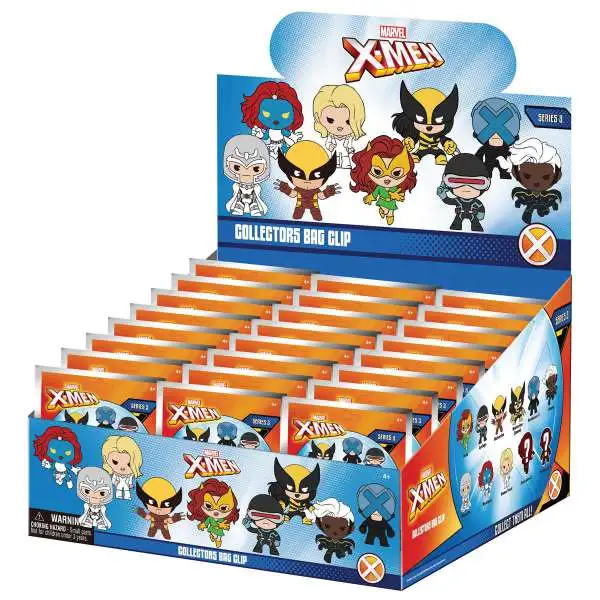 Marvel 3D Figural Keyring X-Men Classic Series 3 Mystery Box [24 Packs]