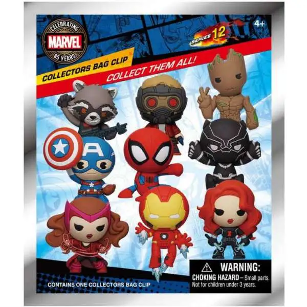 3D Figural Keyring Marvel Comics 85th Anniversary Series 12 Mystery Pack [1 RANDOM Figure]