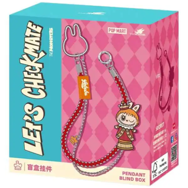 Labubu The Monsters Let's Checkmate Series Pendants Mystery Pack
