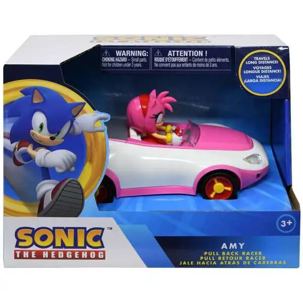 Sonic The Hedgehog Sega All-Stars Racing Pullback Racers Amy Vehicle