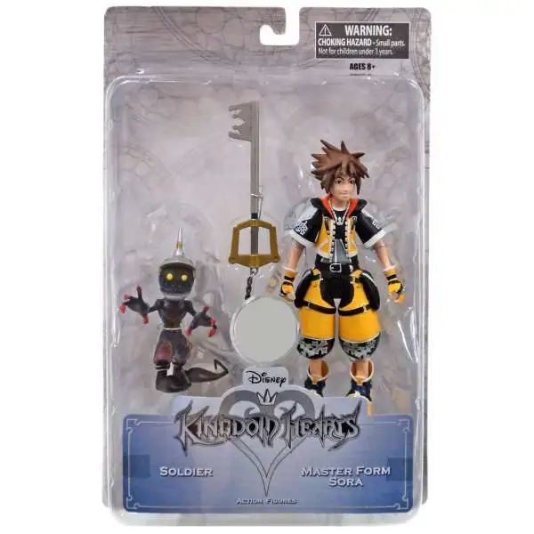 Disney Kingdom Hearts Master Form Sora & Soldier Exclusive Action Figure 2-Pack