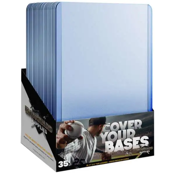 Iron Guard Supplies 3" x 4" Toploader 35pt Thickness Card Holders [25 Count]