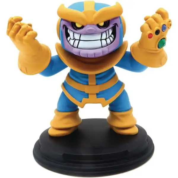 Marvel Mini Heroes Thanos with infinity Gems Exclusive Animated Style Statue