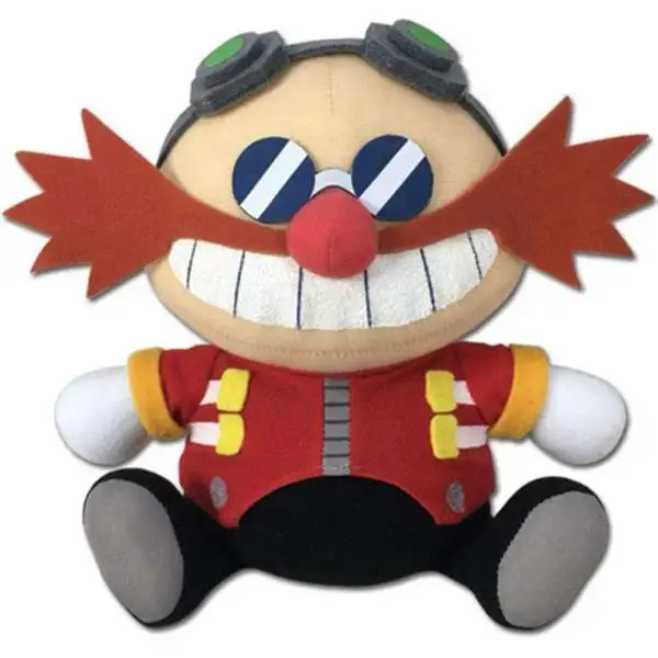 Sonic The Hedgehog Dr. Eggman 7-Inch Plush [Smiling]