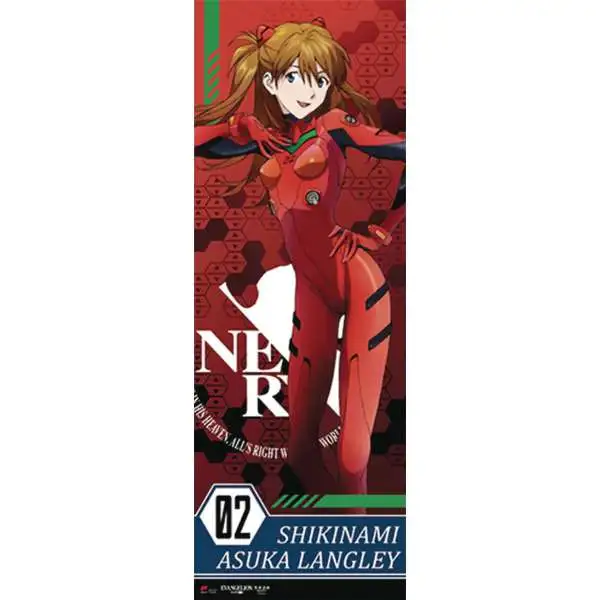 Neon Genesis Evangelion Asuka Langley Soryu 67-Inch Life-Size Wall Scroll [Plugsuit]
