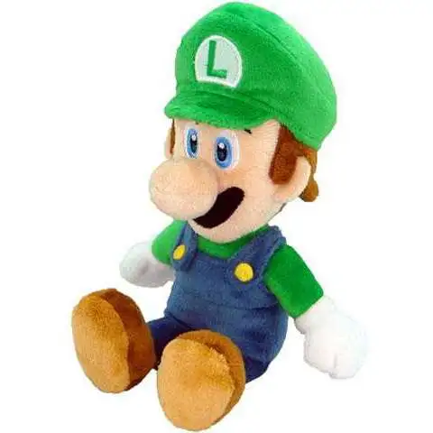 Nintendo New Super Mario Bros Wii Luigi 9-Inch Plush [Sitting]