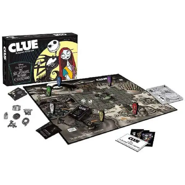 The Nightmare Before Christmas Clue Board Game