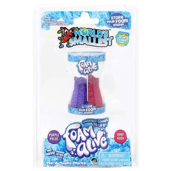 Foam Alive World's Smallest Purple Pulse & Ruby Rush Foam