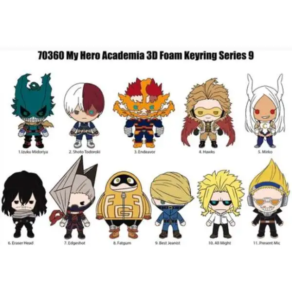 My Hero Academia 3D Figural Keyring My Hero Academia Series 9