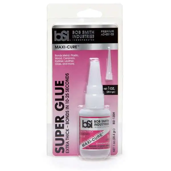 Premium Adhesives Insta-Cure+ 1 Ounce Super Glue [Extra Thick]