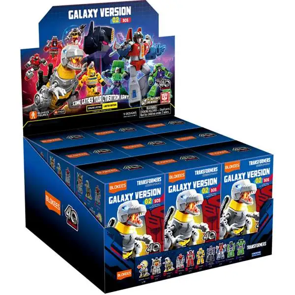 Transformers Galaxy Version 02 SOS Mystery Box GV02 [9 Model Kit Packs]