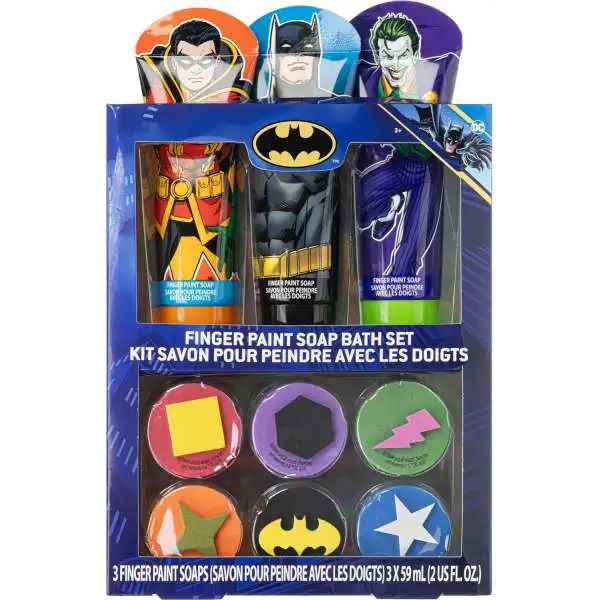 DC Batman Finger Paint Soap Bath Set