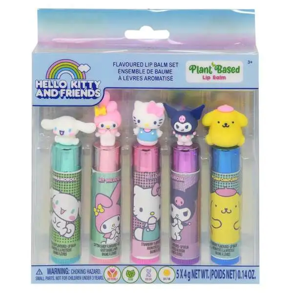 Hello Kitty & Friends Flavoured Lip Balm Set