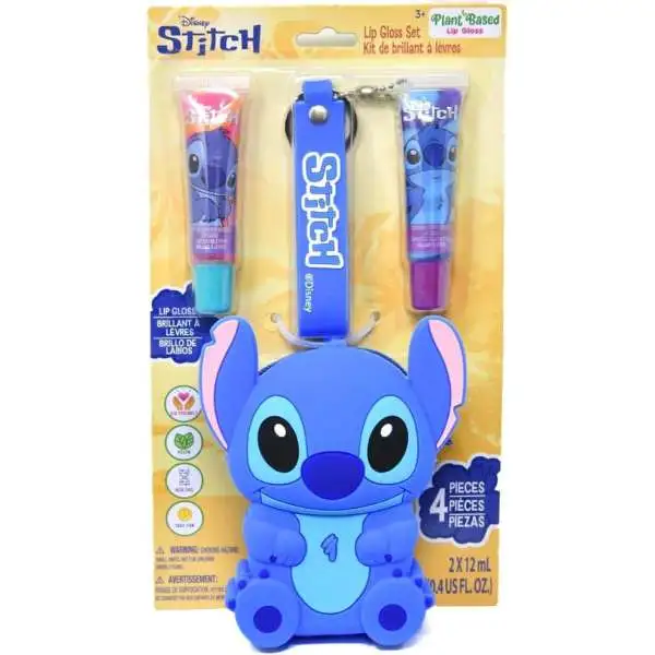 Disney Stitch Lip Gloss Set Cosmetic Set