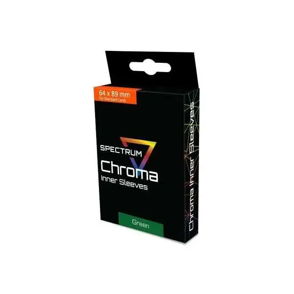 BCW Spectrum Chroma Inner Sleeves - Green 100 Pack Card Supplies [Standard Size]