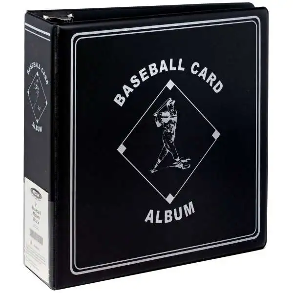 3 Ring Baseball Card Album [Black]