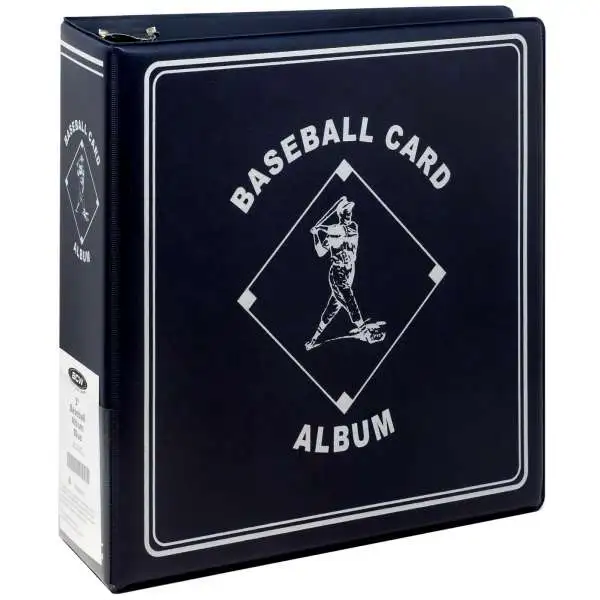 3 Ring Baseball Card Album [Blue]