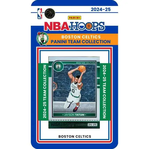 NBA Boston Celtics 2024-25 Hoops Basketball Trading Card Team Set