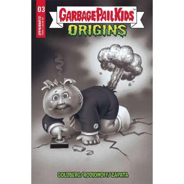 Dynamite Entertainment Garbage Pail Kids: Origins #3 Comic Book [1:10 Trading Card Virgin FOC Incentive]