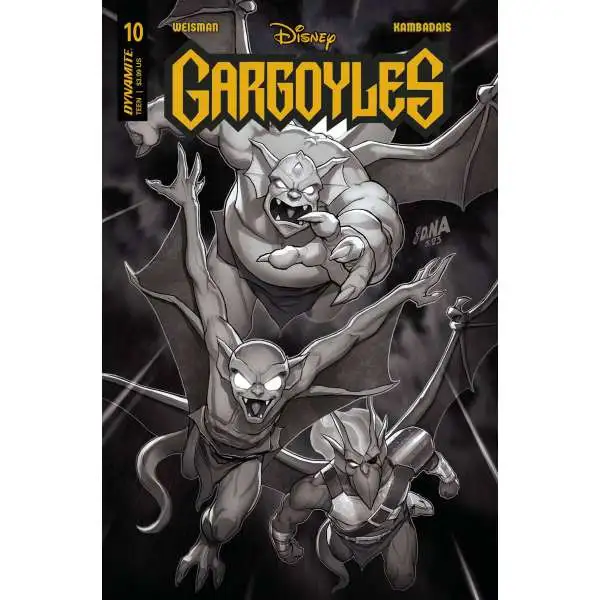 Dynamite Entertainment Gargoyles #10 Comic Book [Nakayama B&W Incentive]