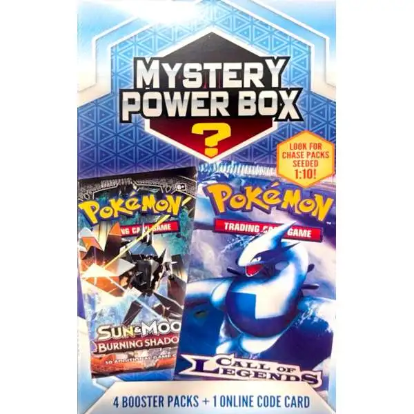 Pokemon Trading Card Game Mystery Power Box [4 Booster Packs + 1 Online Code Card]
