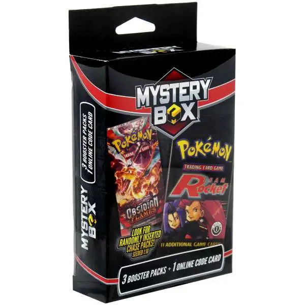 Pokemon Mystery Box HANGER Box [3 Booster Packs + 1 Online Code, Version 4]