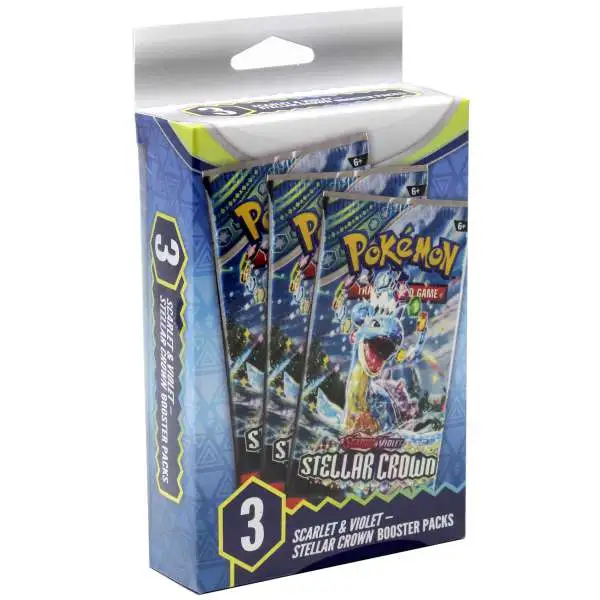 ポケモン Stellar Crown 英語版 booster bundle x3 728192561498.webp