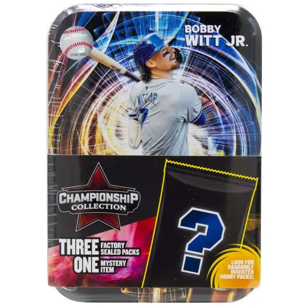 MLB Pittsburgh Pirates Championship Collection Bobby Witt Jr. Trading Card Tin Set [3 Packs + 1 Mystery Item]